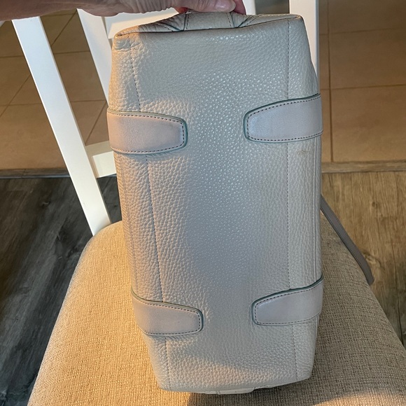 Coach Restored Bleecker Preston Satchel — Light Beige with Mint Trim - Picture 8 of 11